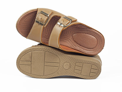 SANDALE MEDICAL EN CUIR - Arwa Shoes