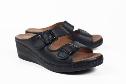 SANDALE MEDICAL EN CUIR - Arwa Shoes