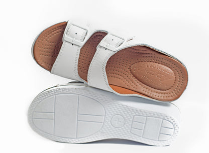 SANDALE MEDICAL EN CUIR - Arwa Shoes