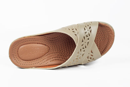 SANDALE MEDICAL EN CUIR - Arwa Shoes